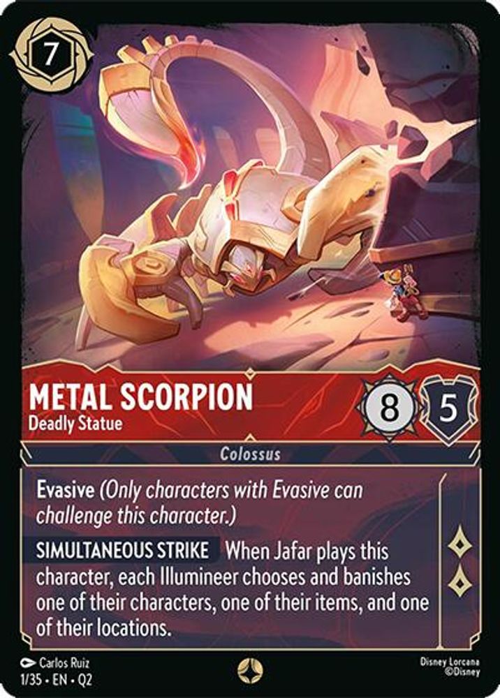 Metal Scorpion - Deadly Statue
