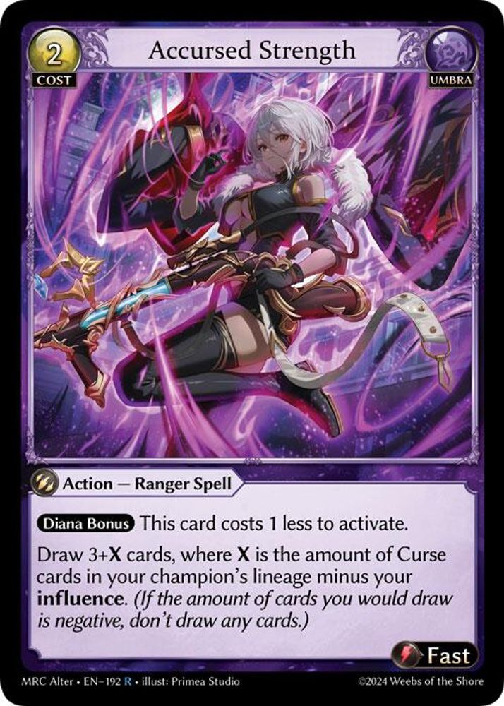 Accursed Strength, Standard, front
