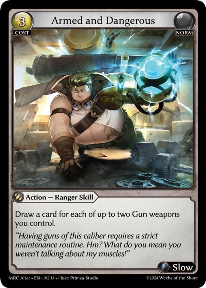 Armed and Dangerous, Standard, front