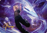 Cloud's Limit Break Art Card (Gold-Stamped Signature), Art Series: FINAL FANTASY