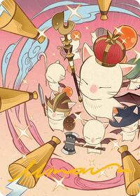 Summon: Good King Mog XII Art Card (Gold-Stamped Signature), Art Series: FINAL FANTASY