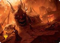 The Final Days Art Card (Gold-Stamped Planeswalker Symbol), Art Series: FINAL FANTASY