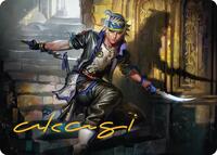 Locke Cole Art Card (Gold-Stamped Signature), Art Series: FINAL FANTASY