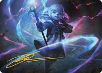 Shantotto, Tactician Magician Art Card (Gold-Stamped Signature), Art Series: FINAL FANTASY