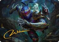 Shadow, Mysterious Assassin Art Card (Gold-Stamped Signature), Art Series: FINAL FANTASY