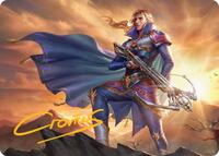 Edgar, Master Machinist Art Card (Gold-Stamped Signature), Art Series: FINAL FANTASY