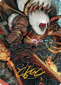 Braska's Final Aeon Art Card (Gold-Stamped Signature), Art Series: FINAL FANTASY