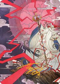 Summon: Esper Ramuh Art Card (Gold-Stamped Signature), Art Series: FINAL FANTASY