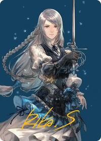 Jill, Shiva's Dominant Art Card (Gold-Stamped Signature), Art Series: FINAL FANTASY