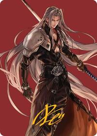 Sephiroth, Fabled SOLDIER Art Card (Gold-Stamped Signature), Art Series: FINAL FANTASY