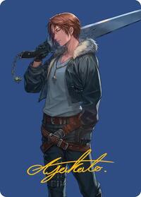 Squall, SeeD Mercenary Art Card (Gold-Stamped Signature), Art Series: FINAL FANTASY