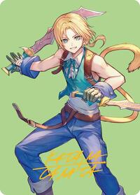 Zidane, Tantalus Thief Art Card (Gold-Stamped Signature), Art Series: FINAL FANTASY