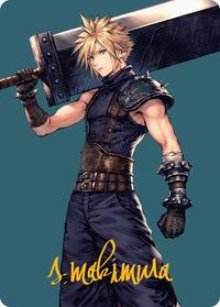 Cloud, Ex-SOLDIER Art Card (Gold-Stamped Signature), Art Series: FINAL FANTASY