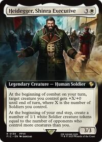 Heidegger, Shinra Executive (Extended Art), Commander: FINAL FANTASY