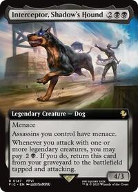 Interceptor, Shadow's Hound (Extended Art), Commander: FINAL FANTASY
