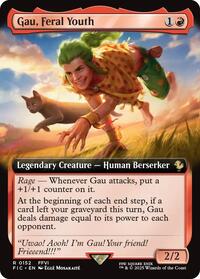 Gau, Feral Youth (Extended Art), Commander: FINAL FANTASY