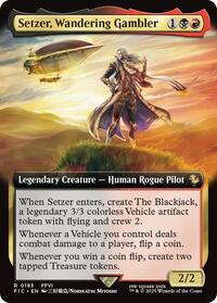 Setzer, Wandering Gambler (Extended Art), Commander: FINAL FANTASY