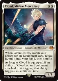 Cloud, Midgar Mercenary, Prerelease Cards
