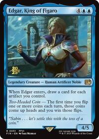 Edgar, King of Figaro, Prerelease Cards