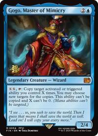 Gogo, Master of Mimicry, Prerelease Cards