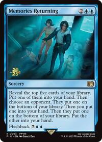 Memories Returning, Prerelease Cards