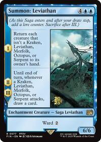 Summon: Leviathan, Prerelease Cards