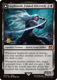 Sephiroth, Fabled SOLDIER, Prerelease Cards