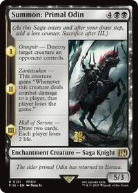 Summon: Primal Odin, Prerelease Cards