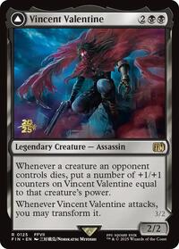 Vincent Valentine, Prerelease Cards
