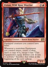 Firion, Wild Rose Warrior, Prerelease Cards