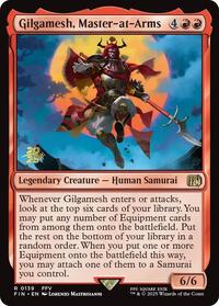 Gilgamesh, Master-at-Arms, Prerelease Cards
