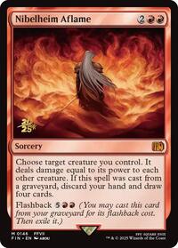Nibelheim Aflame, Prerelease Cards