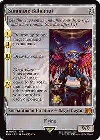Summon: Bahamut, Prerelease Cards