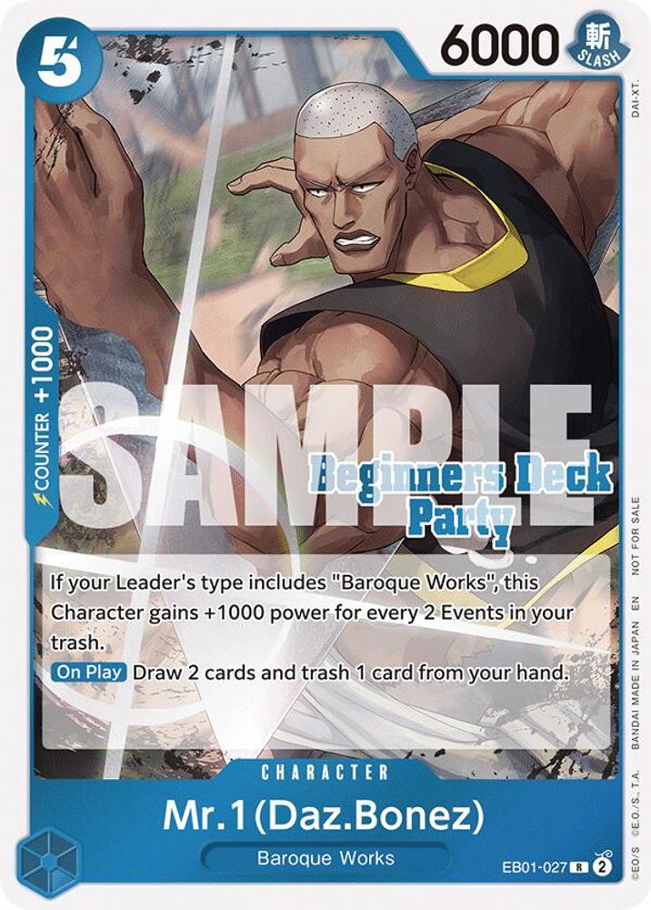 Mr. 1 (Daz.Bonez) (Beginners Deck Party [ST-23] - [ST-28] Participation Pack)