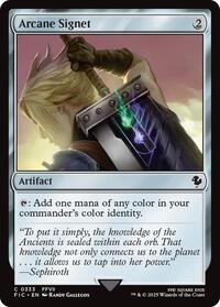 Arcane Signet (0333) (Surge Foil), Commander: FINAL FANTASY