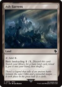 Ash Barrens (Surge Foil), Commander: FINAL FANTASY