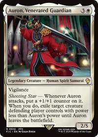 Auron, Venerated Guardian (Surge Foil), Commander: FINAL FANTASY