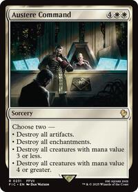 Austere Command (Surge Foil), Commander: FINAL FANTASY