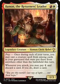 Banon, the Returners' Leader (Surge Foil), Commander: FINAL FANTASY