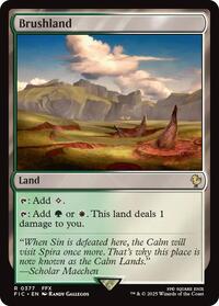 Brushland (Surge Foil), Commander: FINAL FANTASY