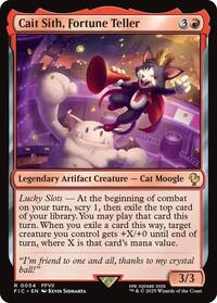 Cait Sith, Fortune Teller (Surge Foil), Commander: FINAL FANTASY