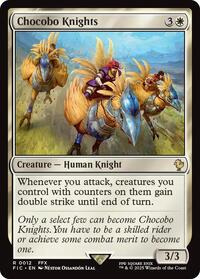 Chocobo Knights (Surge Foil), Commander: FINAL FANTASY