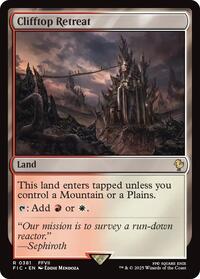Clifftop Retreat (Surge Foil), Commander: FINAL FANTASY