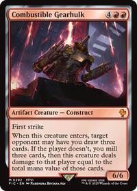 Combustible Gearhulk (Surge Foil), Commander: FINAL FANTASY