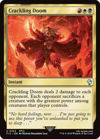 Crackling Doom (Surge Foil), Commander: FINAL FANTASY
