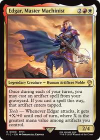 Edgar, Master Machinist (Surge Foil), Commander: FINAL FANTASY
