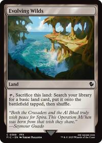 Evolving Wilds (Surge Foil), Commander: FINAL FANTASY
