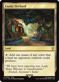 Exotic Orchard (Surge Foil), Commander: FINAL FANTASY