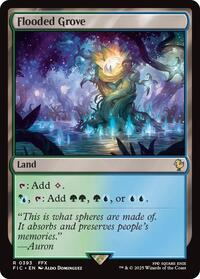 Flooded Grove (Surge Foil), Commander: FINAL FANTASY