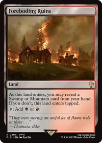 Foreboding Ruins (Surge Foil), Commander: FINAL FANTASY